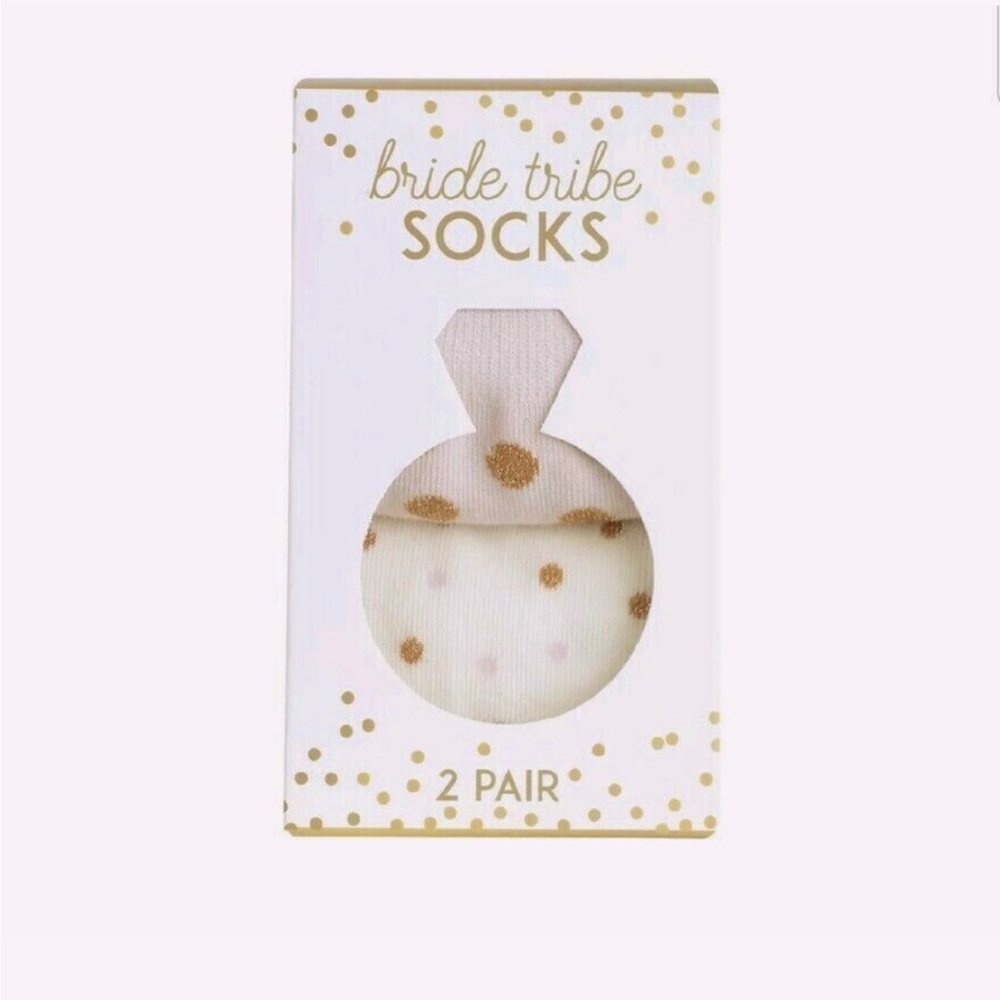 Markings Women's Bride Tribe Crew Socks Size 9-11 Brand New